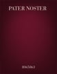 Pater Noster SSA choral sheet music cover